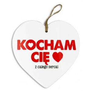 Zawieszka Serce Pan Dragon Kocham Cię